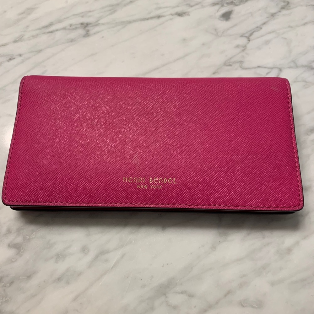 Hot pink Henri Bendel Wallet